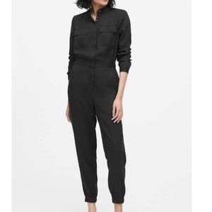 Banana Republic Tencel flight jumpsuit green 00